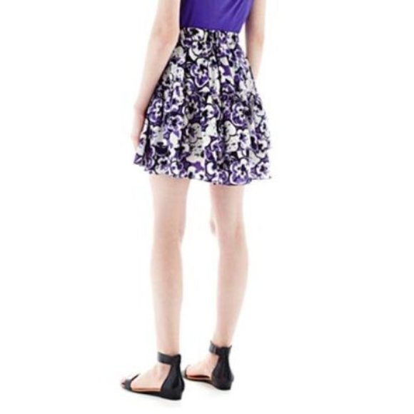 Joe Fresh Elastic Waist Flared Skirt New MSRP $44.00 Size XS, S, M, L,XL - Picture 4 of 4